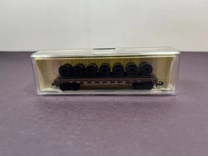 Model Power N Scale Train 4042 Flat Car PENNSYLVANIA PRR 474200 - Picture 1 of 6