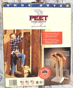 PEET Electric Shoe & Boot Dryer Model M97  Made in USA White TESTED AND WORKS - Picture 1 of 6