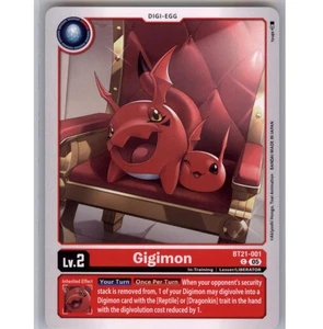 Gigimon Regular Common World Convergence BT21-001 C NM - Picture 1 of 2