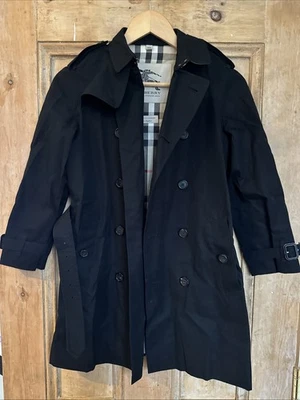 Boys Burberry The Mini Wiltshire In Black Size 12 Years - Image 1 of 4