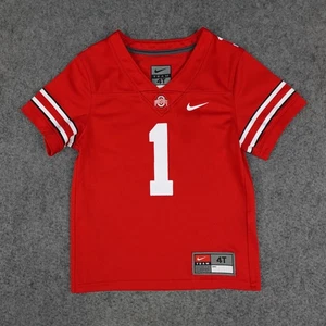 Ohio State Buckeyes Jersey Kids Toddler 4T Red NCAA Youth Football Nike #1 3T - Picture 1 of 10