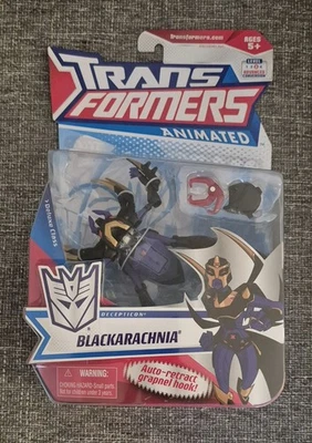 Transformers Animated Blackarachnia 2008 Deluxe Class - NEW Sealed MOC! - Image 1 of 2