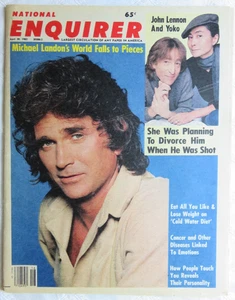 NATIONAL ENQUIRER APRIL 220, 1982 ~ LANDON/LENNONS/HANOI JANE/PRINZESSIN DIANA/UFO - Bild 1 von 13