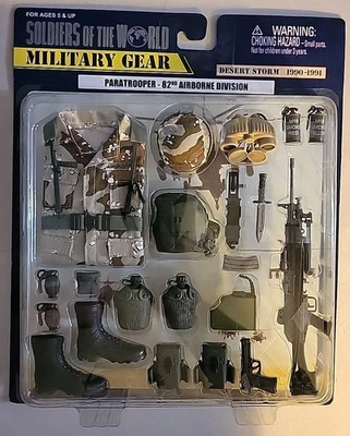 SOTW Equipamento Militar Tempestade no Deserto 1990-1991 Paraquedista 82ª Divisão Aerotransportada NOVO - Imagem 1 de 4
