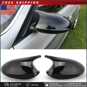 Rear View Side Mirror Cover Door Side Mirror Cap Fits PRE-LCI E90 E91 2005-07 2x - Picture 1 of 15