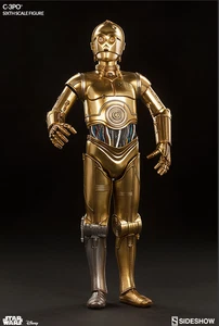 #2171 C-3PO Star Wars Sideshow Collectibles Deluxe 1:6 Scale Figure NEW SEALED - Picture 1 of 7