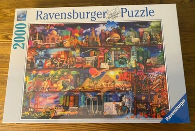 *Brand New - Sealed* World of Books - 2000 Piece Jigsaw Puzzle by Ravensburger - Image 1 of 4
