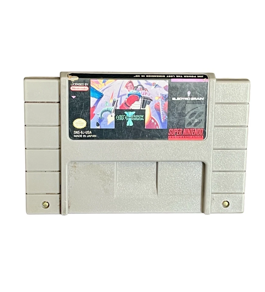 Jim Power The Lost Dimension in 3D SNES Game Super Nintendo Cartridge Only Retro - Image 1 of 4
