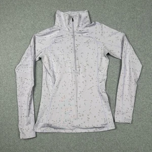 Under Armour  1/4 Zip Top Womens M Light Purple Fitted Activewear Pullover - Picture 1 of 13