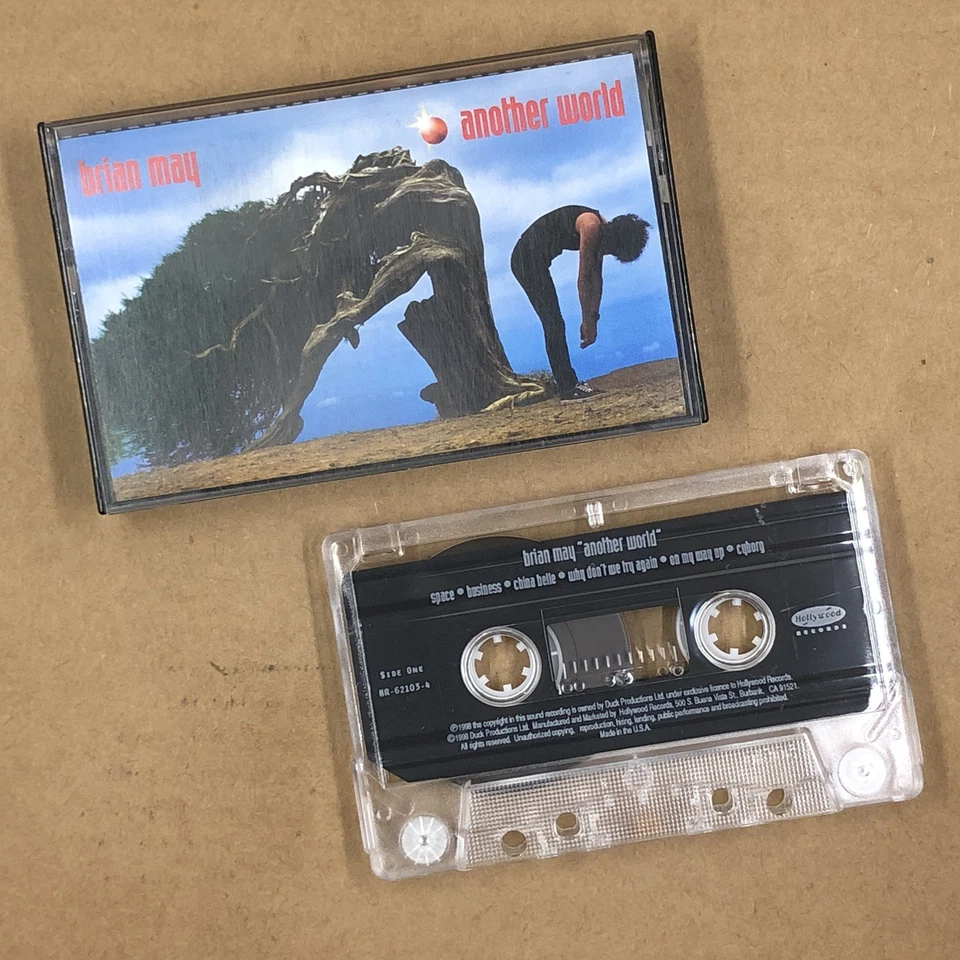BRIAN MAY Cassette Tape Rock Pop ANOTHER WORLD TAYLOR HAWKINS JEFF BECK QUEEN Foto 1 de 4
