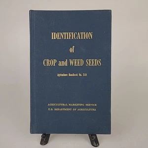 Identification of Crop and Weed Seeds Agriculture Handbook No. 219 Vintage USDA - Imagen 1 de 11