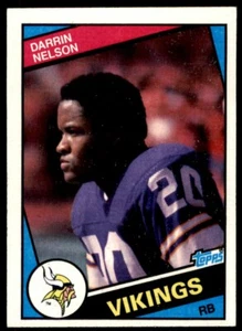 1984 Topps #295 Darrin Nelson Rookie RTG77v - Picture 1 of 2