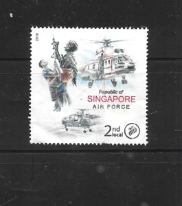 SINGAPUR 2018 2. RATE LUFTWAFFE HELICOTER GEBRAUCHT GEDENKMARKE AKTUELLE STEMPEL - Bild 1 von 1