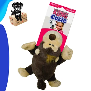 KONG Cozie Comfort Dog Toy Monkey Squeaker Large - Picture 1 of 2