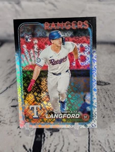 2024 TOPPS ALL STAR GAME ROOKIE FOIL STAMPED ASG CARD RANGERS WYATT LANGFORD 700 - Picture 1 of 11