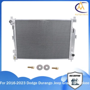 CU13656 Aluminum Radiator 3Row For 16-23 Dodge Durango Jeep Grand Cherokee - Bild 1 von 13