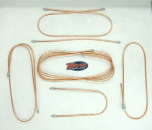 KIT TUBI FRENO IN RAME PER FIAT 124 TUTTI I MODELLI SPIDER SPORT COUPE' - Foto 1 di 2