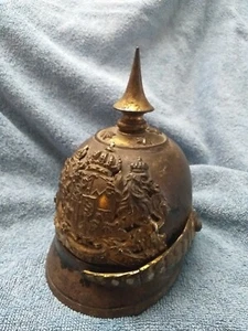 Altes bayerisches Tintenfass  Pickelhaube Bayern - Bild 1 von 12