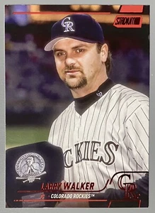 2022 Topps Stadium Club Larry Walker Red Foil #40 Colorado Rockies - Picture 1 of 2