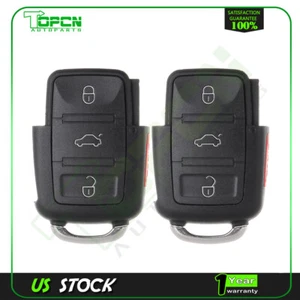 2 For Volkswagen Passat 1998-2001 Keyless Entry Remote Control Car Key Fob - Picture 1 of 6