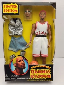 DENNIS RODMAN BAD AS I WANNA BE - 12" Figur mit austauschbaren Köpfen & Kleidung RAR - Bild 1 von 24