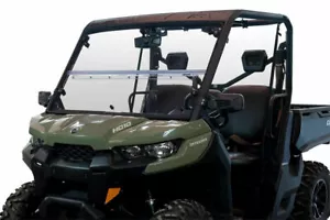 Can-Am Defender HD5 HD7 HD8 HD9 HD10 Front Folding Windshield 2016-2025 Seizmik - Picture 1 of 7