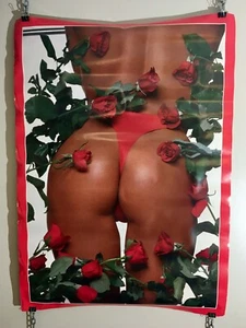 Vintage Original Buns N Roses Poster 1980er 1990s Tanga Bikini Po Booty Sexy - Bild 1 von 6