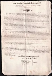 Repubblica Romana restaurazione approvvigionamento truppe austriache 1849 - Imagen 1 de 2