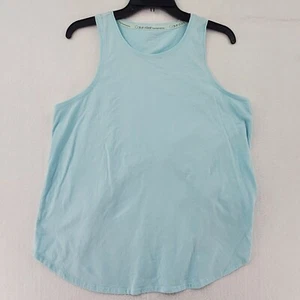 Calvin Klein Performance Women's Ruched Back Tank Top Shirt Blue Large - Picture 1 of 12