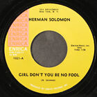 Herman Solomon: Girl Don't You Be No Fool / I'm Not Ashamed Of You Baby Enrica