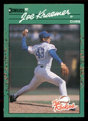 Joe Kraemer - 1990 Donruss The Rookies #10 - Chicago Cubs - Image 1 of 2