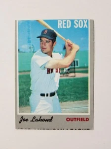 JOE LAHOUD 1970 TOPPS BASEBALL CARD #78 BOSTON RED SOX MISCUT - Picture 1 of 2