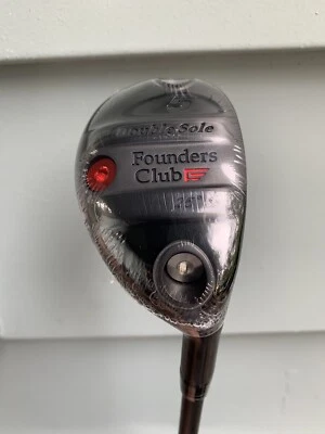 New! Founders Club Double Sole 5 Hybrid Golf Club 25 Degree R Flex W/cover RH - Image 1 of 4