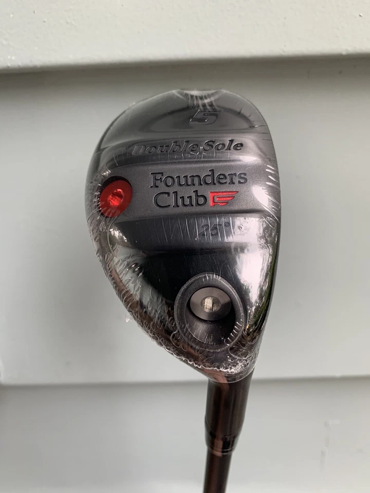 New! Founders Club Double Sole 5 Hybrid Golf Club 25 Degree R Flex W/cover RH - Image 1 of 4
