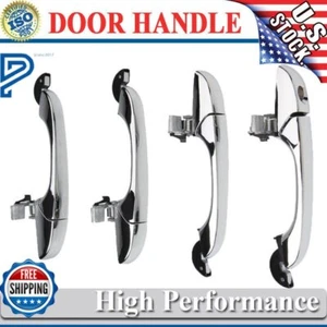 Outer Outside Door Handle 4PCS/Set for CHRYSLER 300/300C 5065801AG 05-10 Chrome - Picture 1 of 6