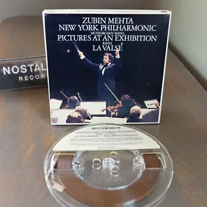 1980 New York Philharmonic – Pictures At Exhibition Reel to Reel Tape 7 1/2 ISP - Imagen 1 de 7