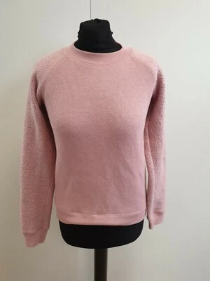 HH67 WOMENS JACK WILLS PINK COTTON BLEND CREW NECK JUMPER UK 6 US 2 - Image 1 of 3