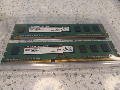 Super Talent W1600UX4GV (SSS D3 1600 4G (2X2G) KITS VALUE  - Image 1 of 4