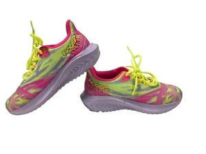 Asics Womens Noosa Tri 15 hot pink/safety yellow Shoes Size 4.0 GREAT CONDITION* - Picture 1 of 14
