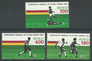 Mexico 1982 mint stamps MNH (**) soccer football