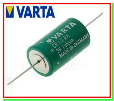 batteria pila litio VARTA CR1/2AA CR14250 3V 950mAh CR 1/2 AA fili saldare
