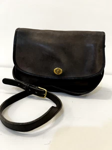Vintage COACH 2721 Bag Black Leather - Picture 1 of 16