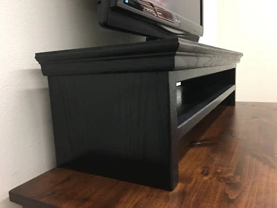 Oak TV Riser, Laptop, Printer Stand, Soundbar Traditional Style - Image 1 of 4
