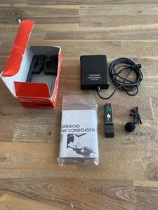 AUDIO TECHNICA Pro 7a Professional LAVALIER MICROPHONE W/ Power Module NICE !! - Picture 1 of 11