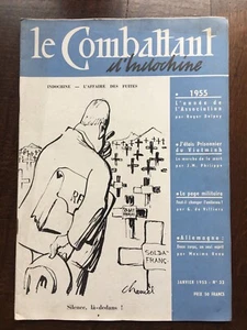 MILITARIA REVUE COMBATTANT D'INDOCHINE N°32 Janvier 1955 - Imagen 1 de 1