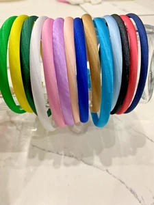 satin Covered Headband Aliceband Hair Band - Picture 1 of 14
