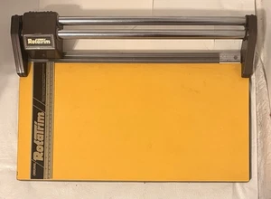 ORIGINAL ROTATRIM  12" x 18" Professional Paper Cutter - TESTED Made in England - Picture 1 of 8