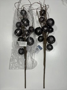 18” Sullivan-Decorative Stem W/ 9 Rustic Style Tin Jingle BELLS - Holiday! - Picture 1 of 3