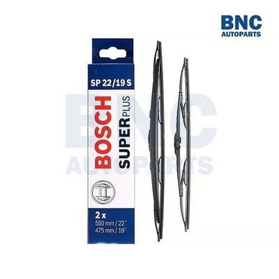 Bosch Superplus Spoiler Front Wiper Blade Set for Dodge Neon - 1999-2005 - Image 1 of 3