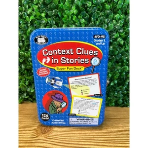 Context Indices In Stories Super Fun Deck 120 cartes histoire 3ème année et plus  - Photo 1 sur 9